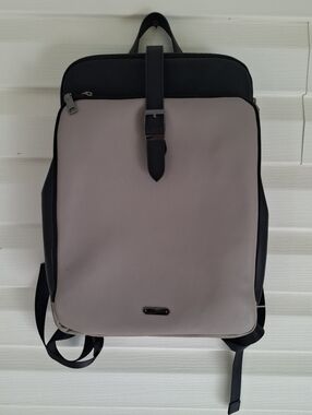 CLUCI Two Tone Leather Backpack for Women Vrba Laptop Backpack